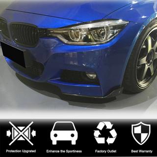 Front Bumper Flap Extensions (for F30 M-Sport, Carbon) BMW 3 Series F30/F31 2012-2019 photo 3