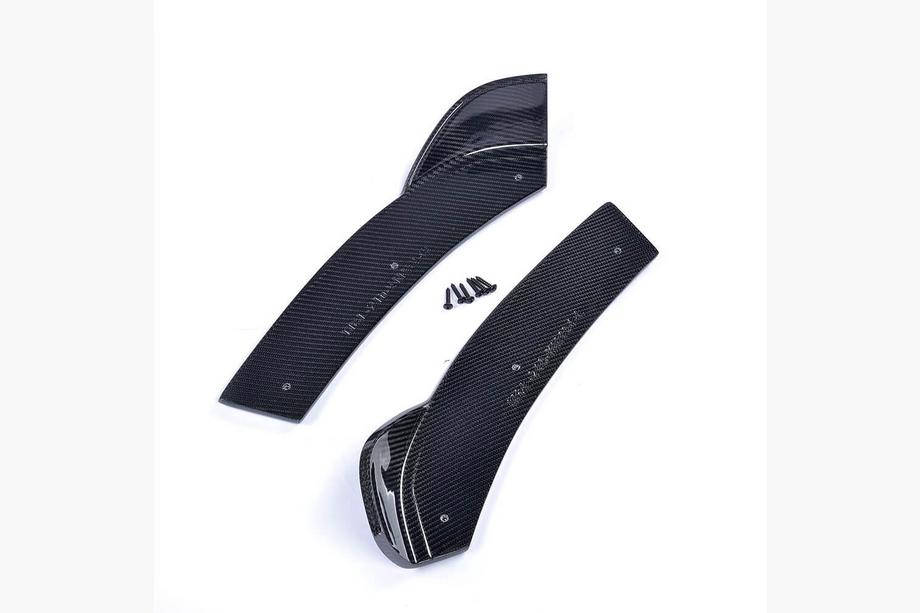 BMW 4 Series F32/F33/F36 2012-2020 Front Bumper Flap Extensions (for M-Sport, Carbon) Photo 4
