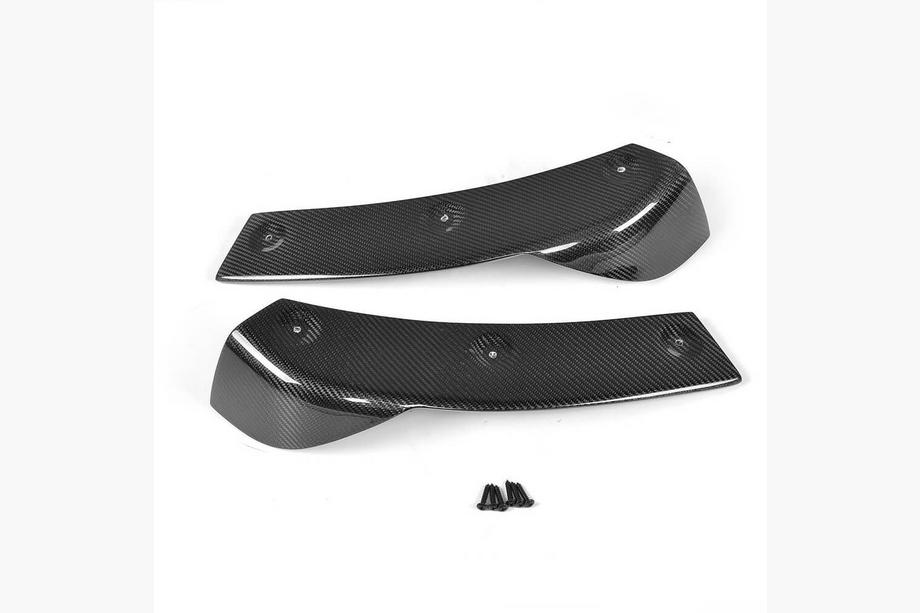 BMW 4 Series F32/F33/F36 2012-2020 Front Bumper Flap Extensions (for M-Sport, Carbon) Photo 5