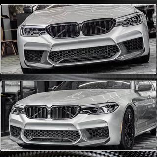 Front Bumper Flap Extensions (for M5 F90 2017-2020, Carbon) BMW 5 Series G30/G31 2017–2023 photo 4