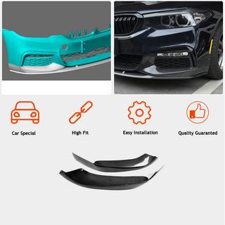 Front Bumper Flap Extensions V2 for M-Sport 2017-2020 Carbon BMW 5 Series G30/G31 2017–2023 photo 2