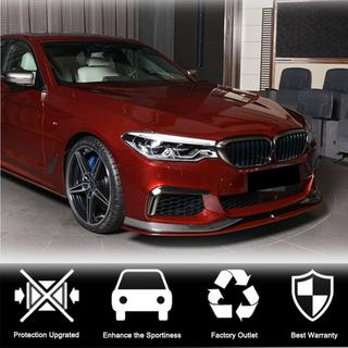 Front Bumper Flap V3 for M-Sport 2017-2020 Carbon BMW 5 Series G30/G31 2017–2023 photo 2