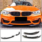 BMW 4 Series F32/F33/F36 2012-2020 Front Bumper Lip Flap V2 (for F82/F83, Carbon) photo 1