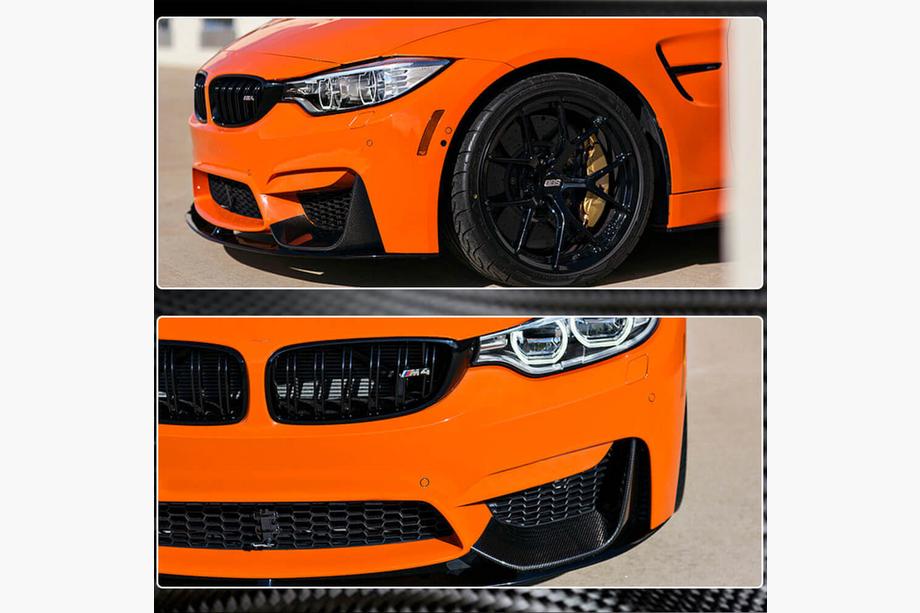 BMW 4 Series F32/F33/F36 2012-2020 Front Bumper Lip Flap V3 (for F82/F83, Carbon) Photo 9