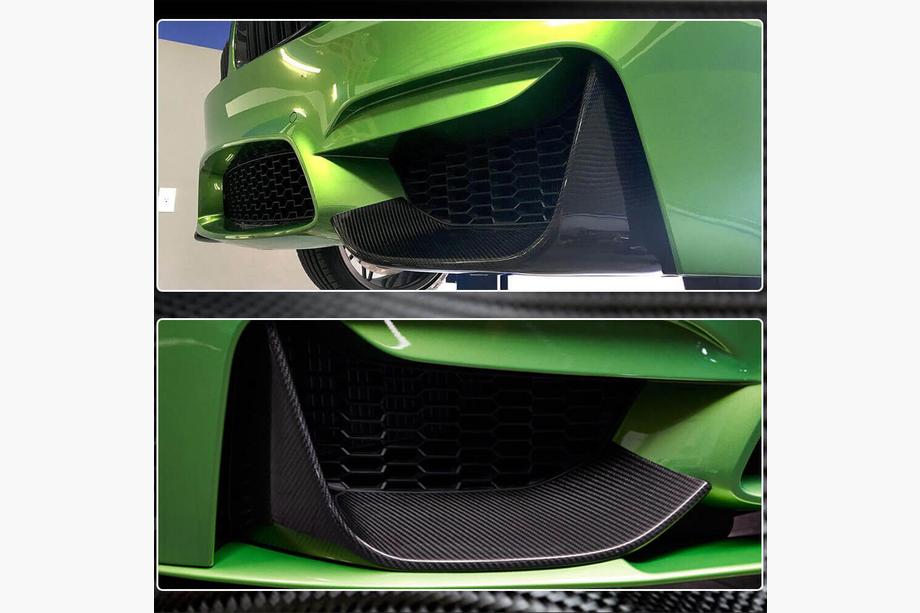 BMW 4 Series F32/F33/F36 2012-2020 Front Bumper Lip Flap V4 (for F82/F83, Carbon) Photo 10