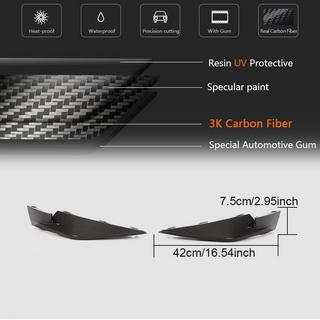 Front Bumper Flap Extensions (for G80, Carbon) BMW 3 Series G20/G21 2018- photo 4