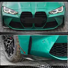 BMW 4 Series G22/23/26 2020- Front Bumper Flap Extensions (for G82/G83, Carbon) photo 2