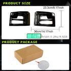 BMW 2 Series G42 2021- Front bumper air intake covers (for G87, Carbon) photo 5