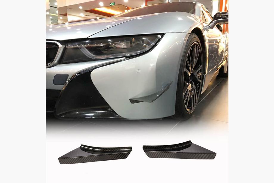 BMW I8 2014-2020 Front Bumper Flaps (Carbon) Image