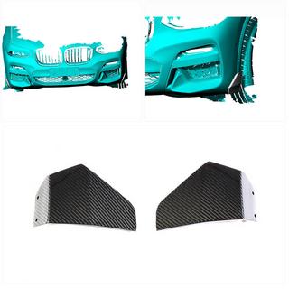 Front Bumper Flaps (for original M-Sport 2018-2021, Carbon) photo 2