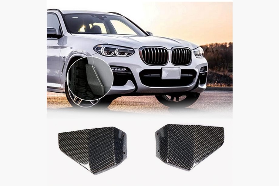 BMW X3 G01 2018- Front Bumper Flaps (for original M-Sport 2018-2021, Carbon) Image