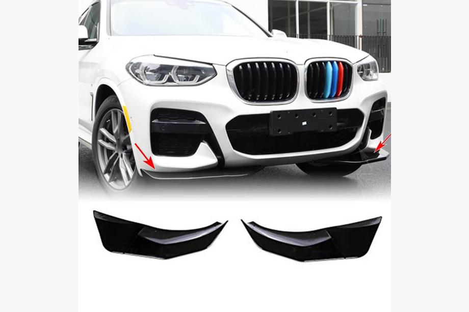 BMW X3 G01 2018- Front Bumper Flaps ABS V3 (for original M-Sport 2018-2021) Photo 2