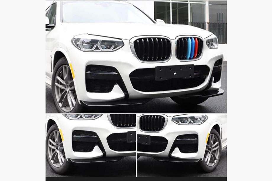 BMW X3 G01 2018- Front Bumper Flaps ABS V3 (for original M-Sport 2018-2021) Photo 3