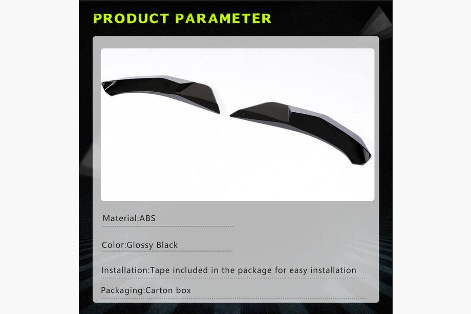 BMW X3 G01 2018- Front Bumper Flaps ABS V3 (for original M-Sport 2018-2021) Photo 4