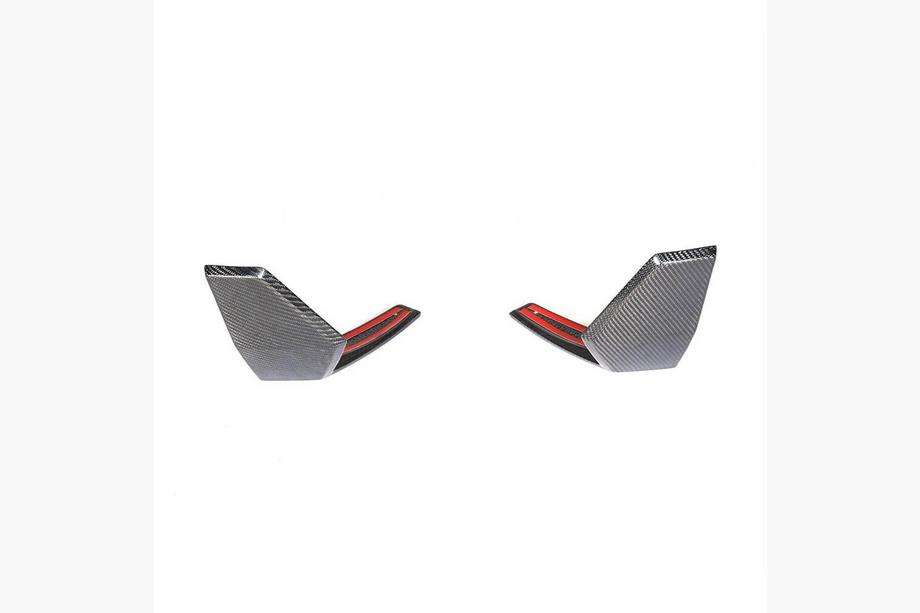 BMW X5 G05 2019–2026 Front Bumper Flaps (2018-2022, Real Carbon) Photo 3
