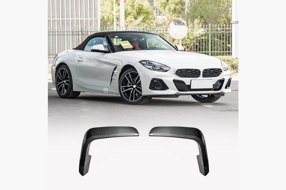 BMW Z4 (G29) 2018- Front Bumper Flap Extensions (for M-Sport, Carbon) Photo 1