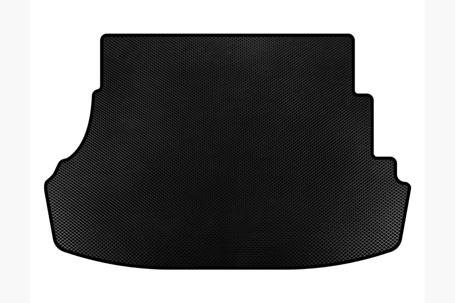 Hyundai Accent 2017-2023 EVA Trunk Mat (SD, Black) Image