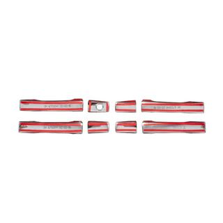 Chrome Door Handle Covers (4 pcs, Stainless Steel) Ssang Yong Rodius photo 4