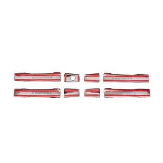 Chrome Door Handle Covers (4 pcs, Stainless Steel) Ssang Yong Rodius photo 4