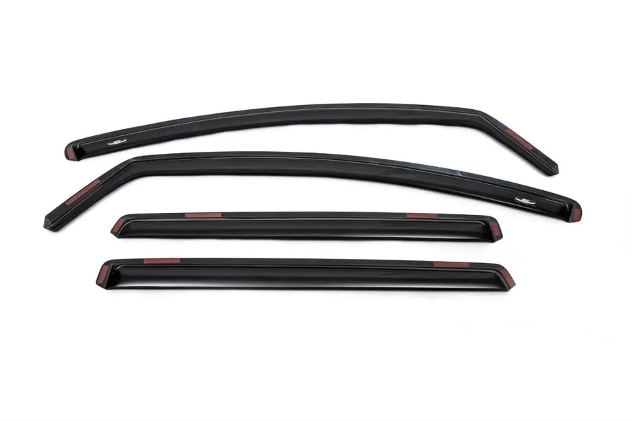 Audi Q3 2019–2025 Window Deflectors with Chrome Trim Niken Luxury (for Sportback, 4 pcs) Image