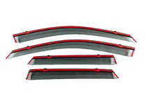 Audi A3 2020- Window Deflectors with Chrome Trim Niken Luxury (HB, 4 pcs) photo 4