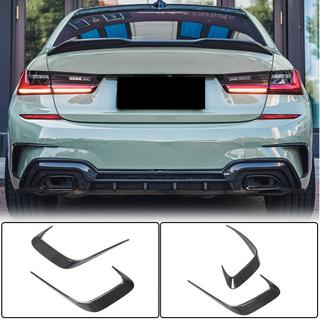 Rear Bumper Flap Extensions (for M-Sport 2018-2022, Carbon) BMW 3 Series G20/G21 2018- photo 2