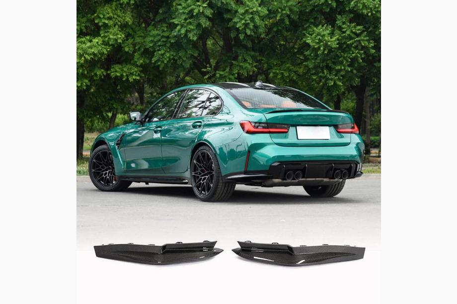 BMW 3 Series G20/G21 2018- Rear Bumper Add-on Flap V1 (for G80, Carbon) Photo 1