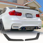 BMW 4 Series F32/F33/F36 2012-2020 Rear Bumper Extensions Flap V2 (for F82/F83, Carbon) photo 1