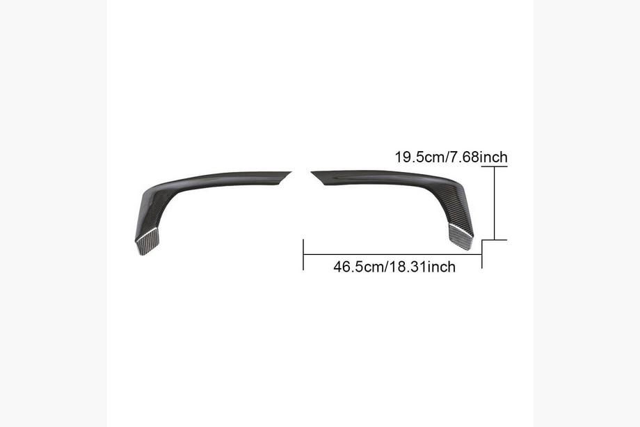 BMW 5 Series G30/G31 2017–2023 Carbon Rear Bumper Flaps (for M-Sport/M5 F90, Carbon) Photo 6