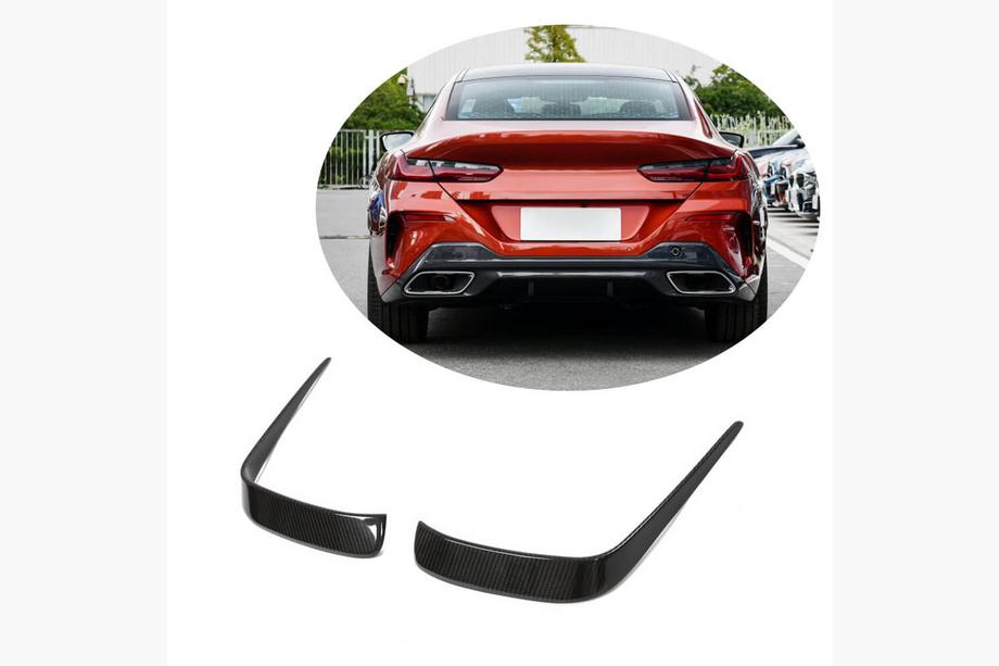 BMW 8 Series G14/G15/G16 2018- Rear Bumper Diffuser V1 for M-Sport, Carbon Photo 1