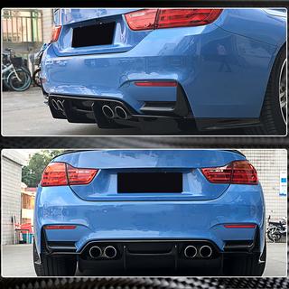 Rear Bumper Extensions Flap V1 (for F82/F83, Carbon) BMW 4 Series F32/F33/F36 2012-2020 photo 4