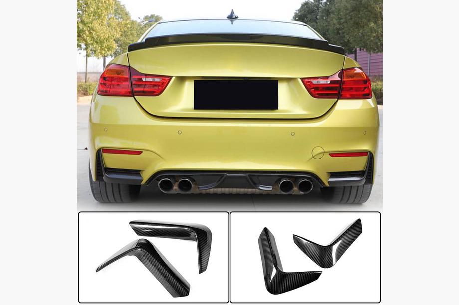 BMW 4 Series F32/F33/F36 2012-2020 Rear Bumper Add-on Flap V2 (for F82/F83) Image