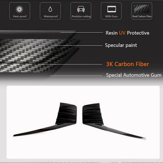 Rear Bumper Splitters V2 (for G87, Carbon) BMW 2 Series G42 2021- photo 4