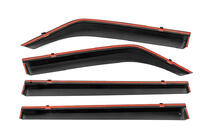 Mitsubishi Pajero Wagon III 1999-2006 Window Deflectors with Chrome Trim Niken Luxury (4 pcs) photo 3
