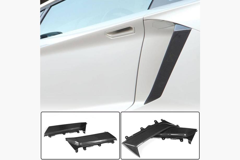 Lamborghini Aventador 2011-2022 Side Skirt Extensions (Carbon) Photo 2