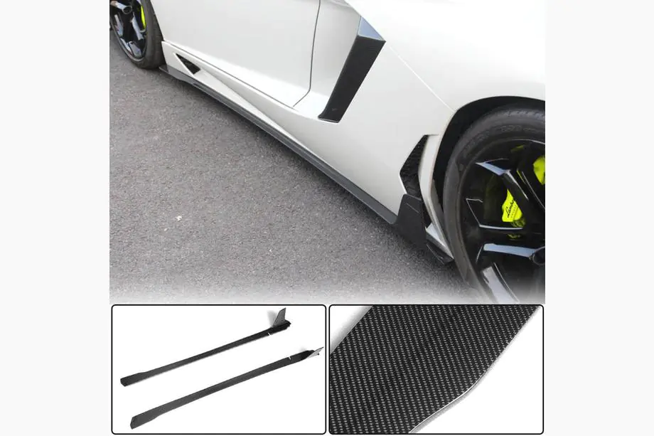 Lamborghini Aventador 2011-2022 Door Sill Covers (Carbon) Image