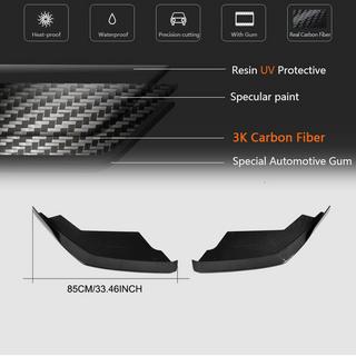 Front Bumper Flaps V1 Carbon photo 4