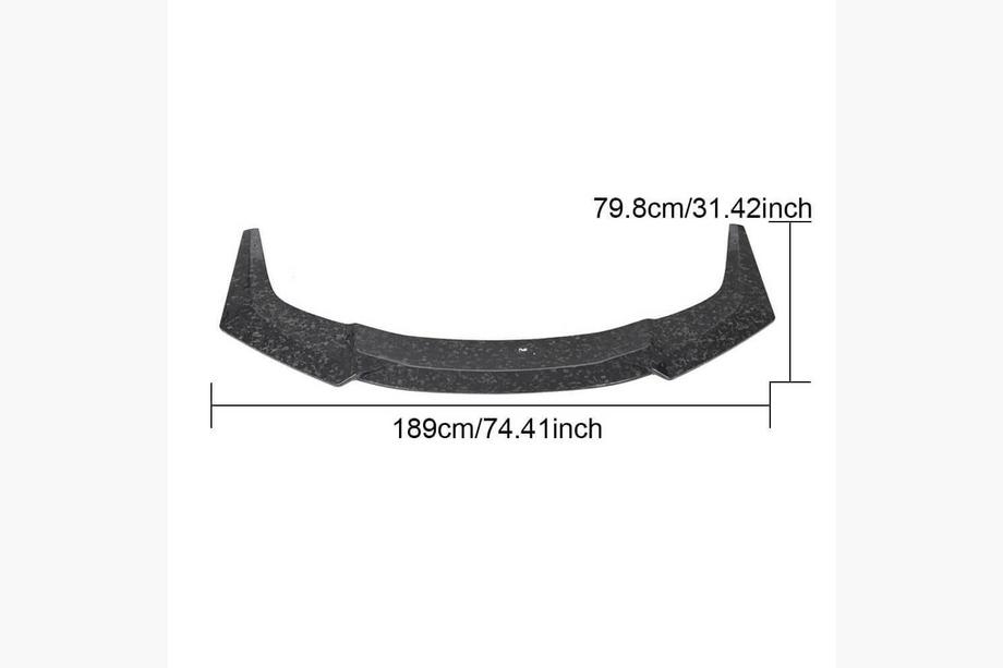 Lamborghini Huracan 2014- Front Bumper Lip V1 (Dry Carbon) Image