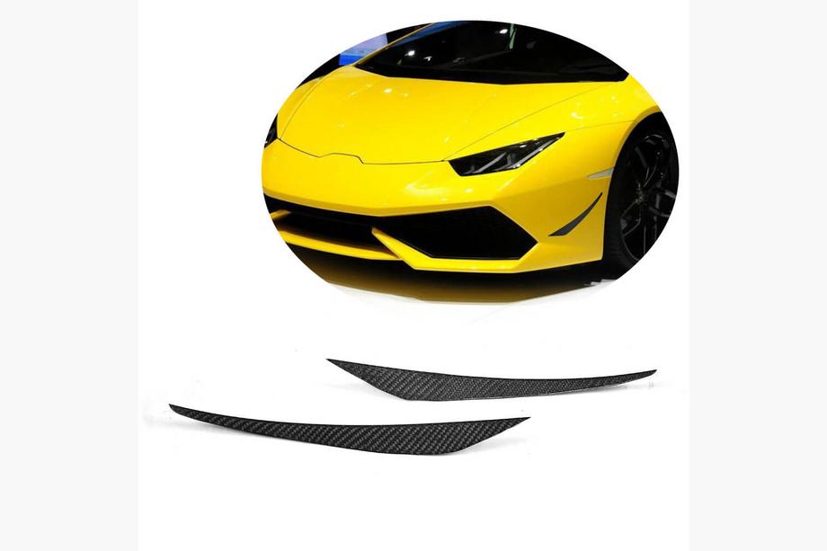 Lamborghini Huracan 2014- Front Bumper Lip Flap V2 (Carbon) Photo 1