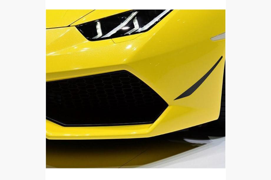 Lamborghini Huracan 2014- Front Bumper Lip Flap V2 (Carbon) Photo 3