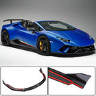 Lamborghini Huracan 2014- Front Bumper Lip V2 (Carbon) photo 1
