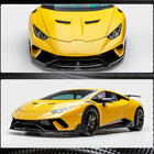 Lamborghini Huracan 2014- Front Bumper Lip V2 (Carbon) photo 4