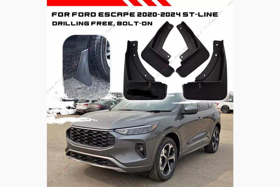 Ford Kuga/Escape 2019- Original Premium Mud Flaps (for ST-Line, 4 pcs) Image