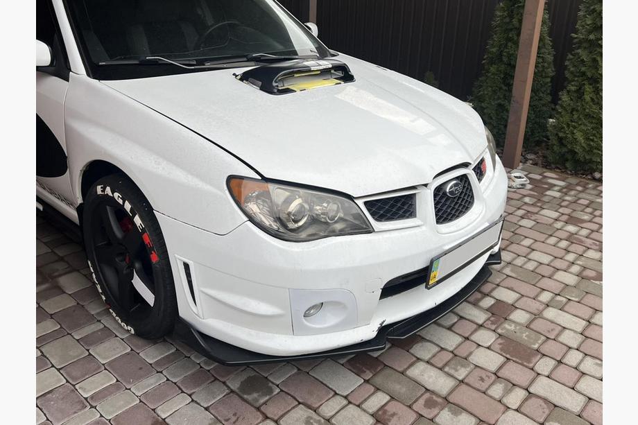 Subaru Impreza 2000-2007 Front Lip Niken Black (ABS) Photo 3
