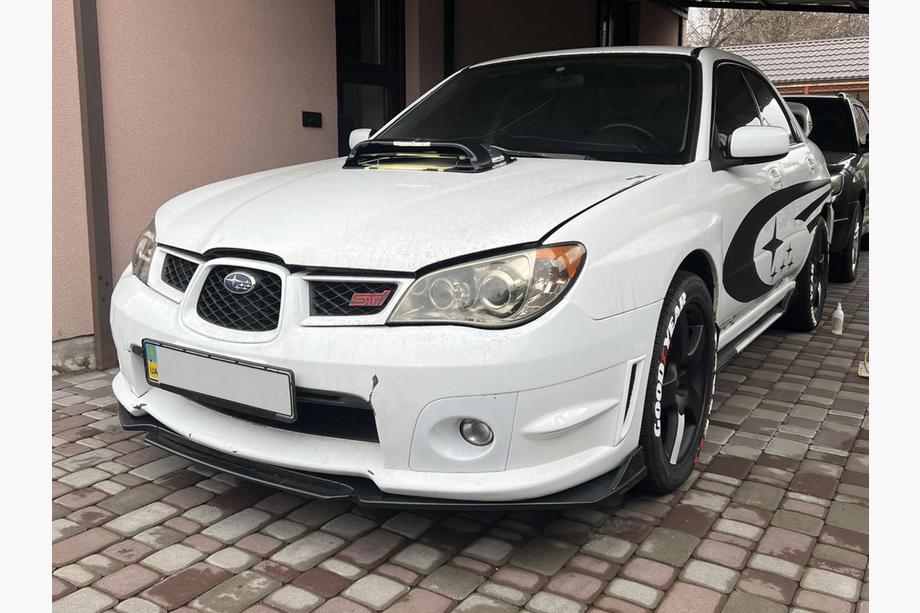 Subaru Impreza 2000-2007 Front Lip Niken Black (ABS) Photo 5