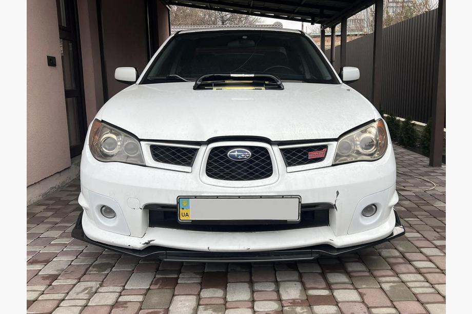 Subaru Impreza 2000-2007 Front Lip Niken Black (ABS) Photo 4
