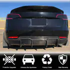 Tesla Model 3 2017- Rear Diffuser V2 (2017-2023, Carbon) photo 2