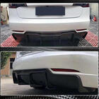 Tesla Model 3 2017- Rear Bumper Diffuser FRP V5 (2016-2022) photo 4