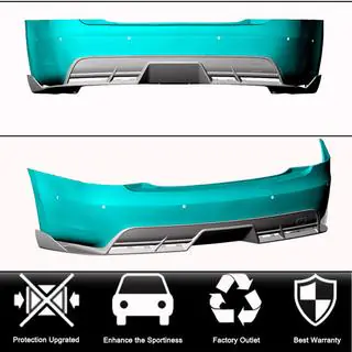 Rear Bumper Diffuser (2021+, Carbon) photo 2