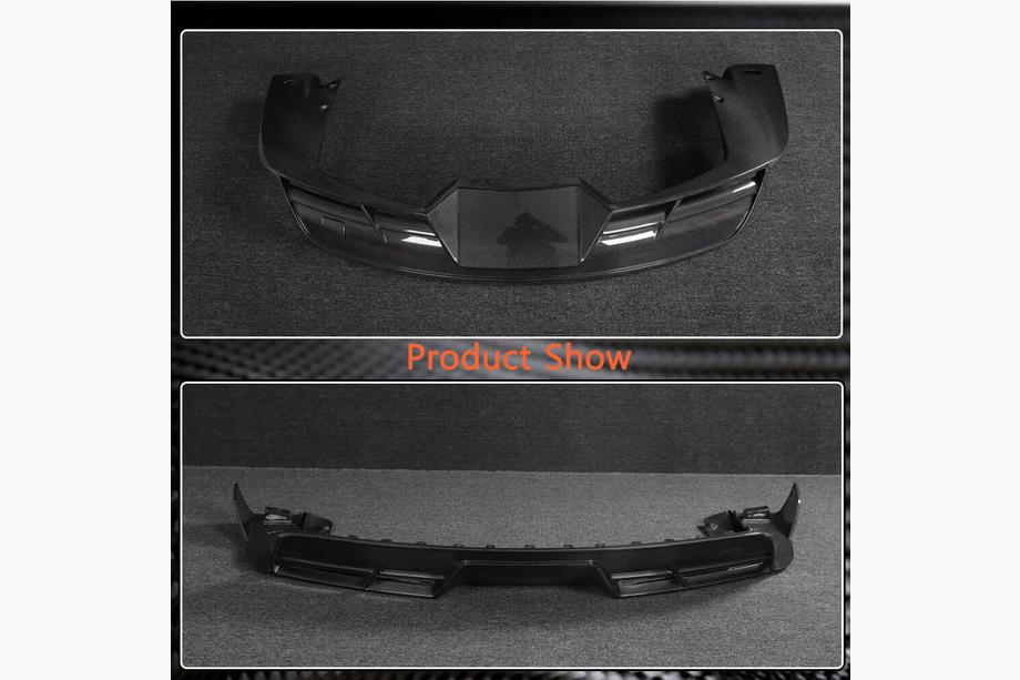 Tesla Model S 2012– Rear Bumper Diffuser (2021+, Carbon) Photo 3